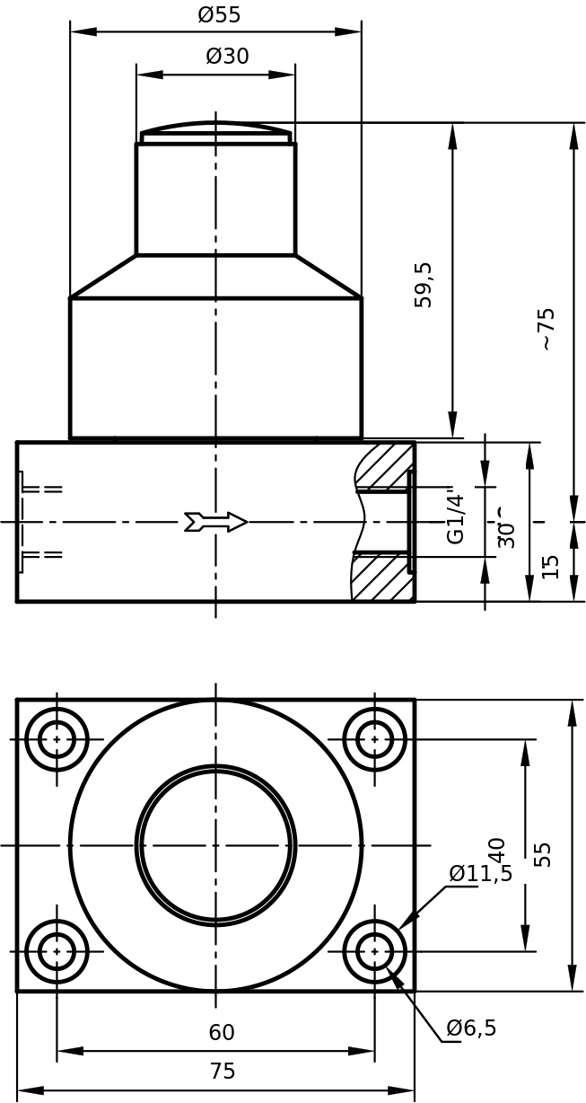 All data in mm