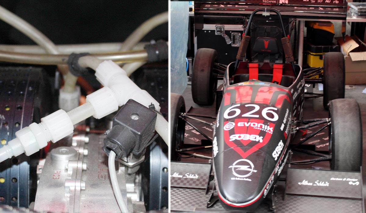 Formula Students Germany – emtechnik Verschraubungen verbaut in Formel-Rennwagen