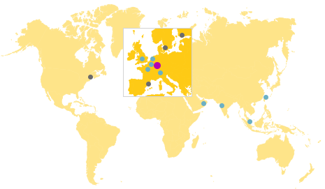 Sedi - Sempre sul posto, in ogni parte del mondo